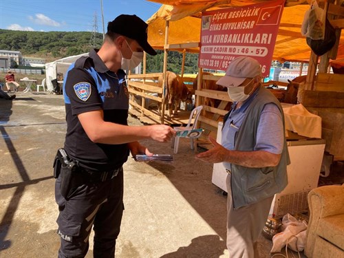 Toplum Destekli Polislik Şube Müdürlüğü - COVİD-19 Konulu Bilgilendirme Faaliyetleri